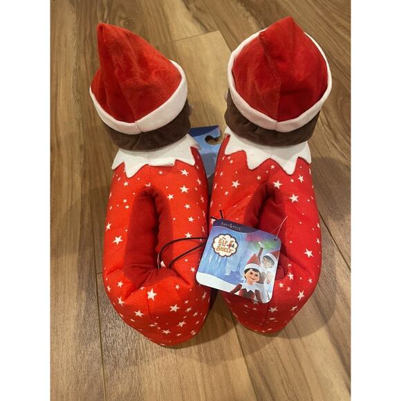 NWT Elf On The Shelf Girl Elf Slippers Size Medium 7-8 Christmas - Picture 4 of 4